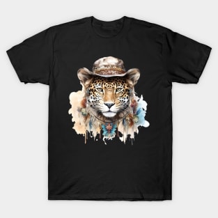 Watercolor Boho Leopard #2 T-Shirt